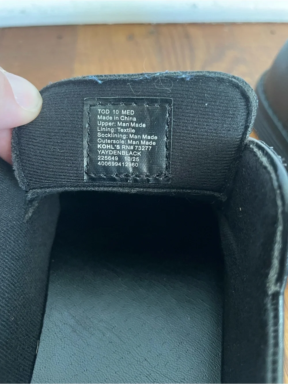 Size 10 Toddler Black Dress Shoes